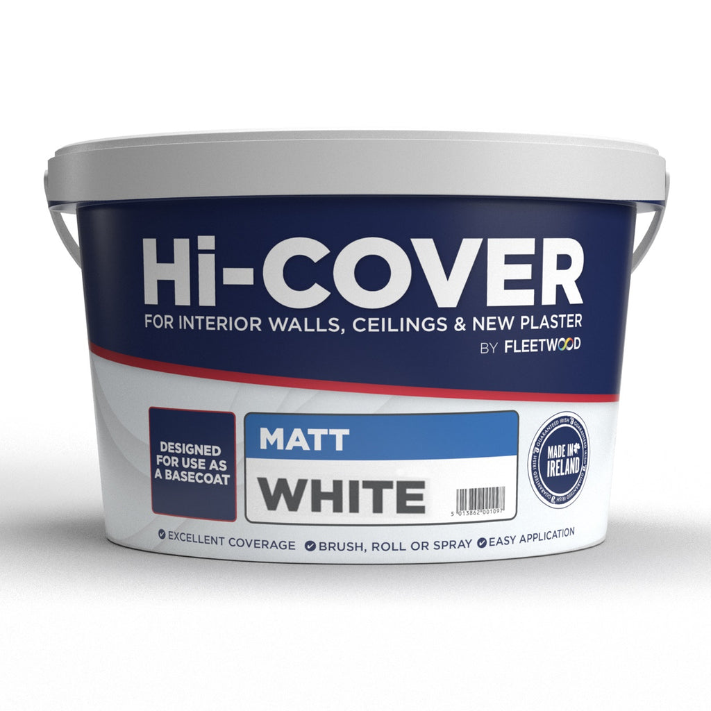 10Lt Hi Cover Fleetwood Matt White 2 for €50