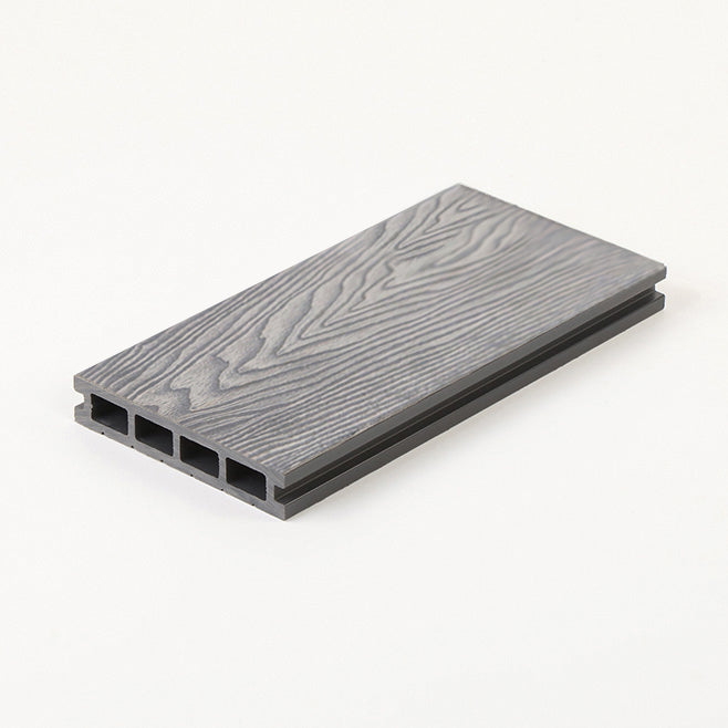 Portland Montana Woodgrain Hollow Decking Board Soft Grey Composite Decking 135mm x 25mm x 3600mm