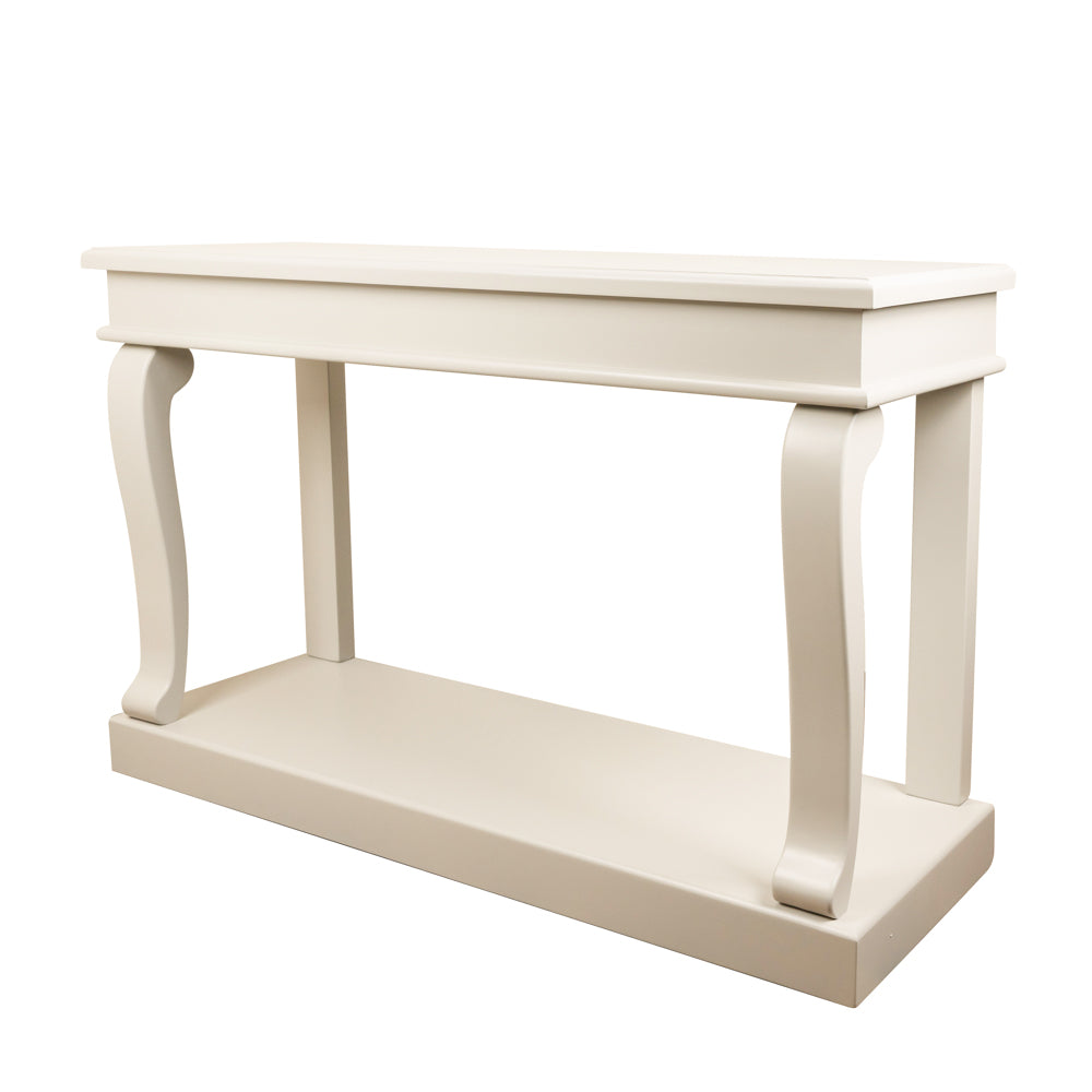 Scroll Ivory  Console Table